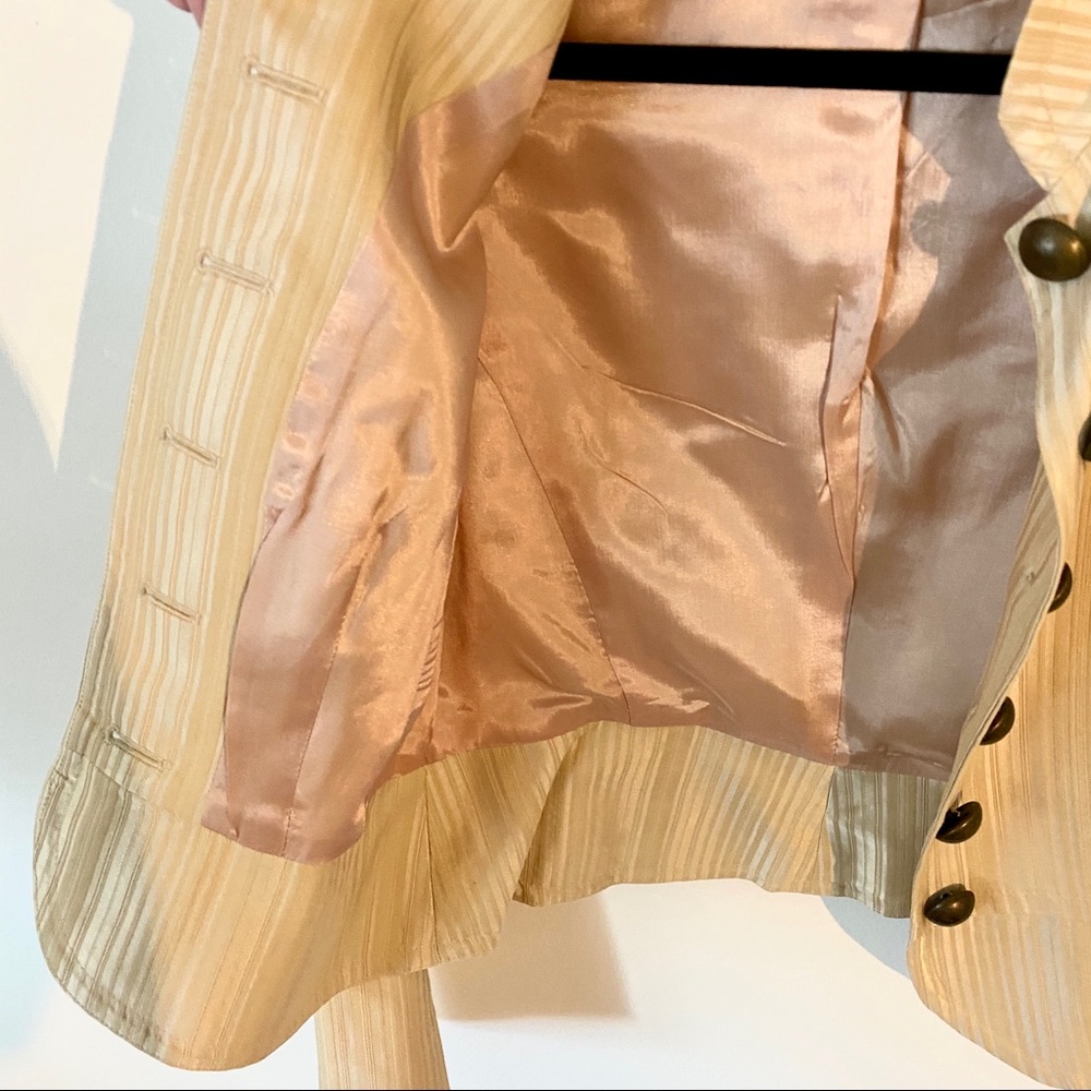 Beige Military Jacket - Picture 3 of 6